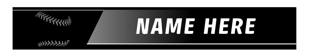 Standard Series Baseball 16" Locker Tag