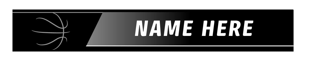 Standard Series Basketball 16" Locker Tag